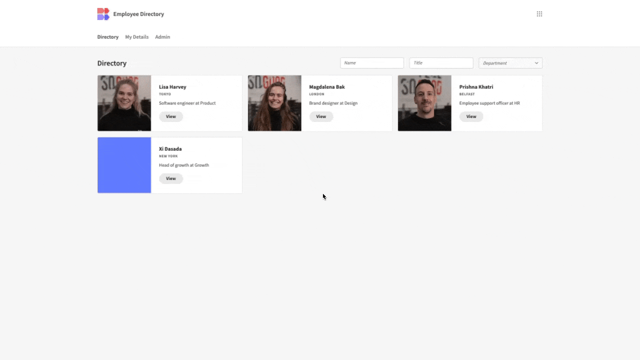 Free Employee Directory Template