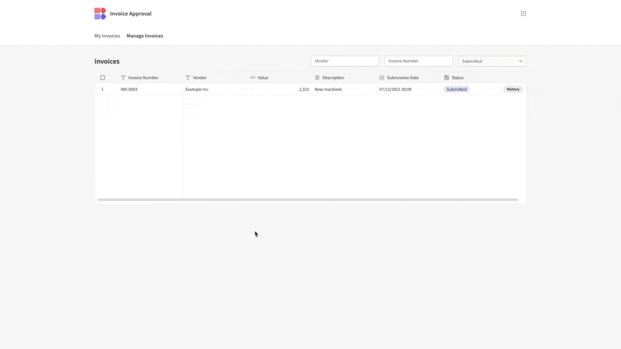 Invoice Approval Software | Budibase | Low-Code Platform