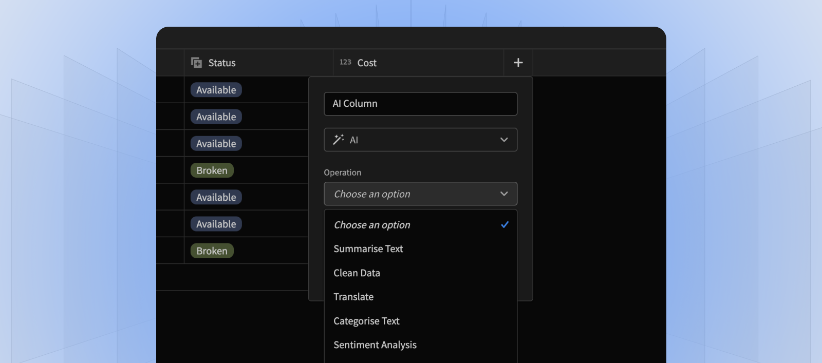 AI Column marketing image